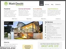 Sites similar to mattdevittelectrical.com.au
