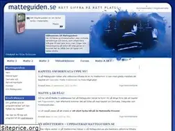 Sites similar to matteguiden.se
