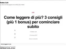 Sites similar to matteogalli.com
