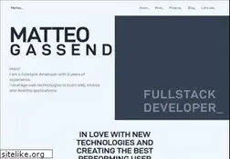 Sites similar to matteogassend.com