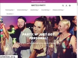 Sites similar to matteoparty.com
