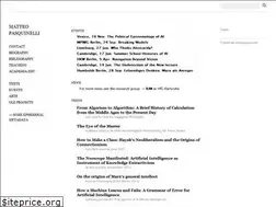 Sites similar to matteopasquinelli.com