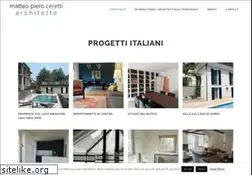 Sites similar to matteopieroceretti-architetto.it