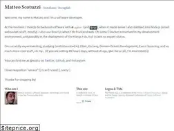 Sites similar to matteoscotuzzi.com