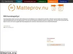 Sites similar to matteprov.nu