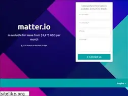 Sites similar to matter.io