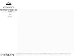 Sites similar to matterofchange.org