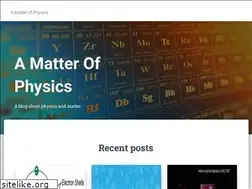 Sites similar to matterofphysics.com