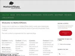 Sites similar to matterofstats.com