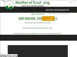 Sites similar to matteroftrust.org