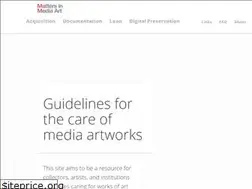 Sites similar to mattersinmediaart.org