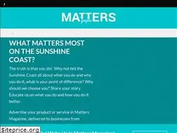 Sites similar to mattersmagazine.com.au