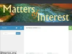 Sites similar to mattersofinterest.info