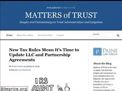 Sites similar to mattersoftrustlaw.com