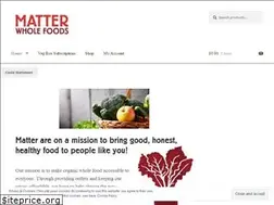 Sites similar to matterwholefoods.uk