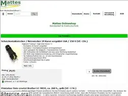 Sites similar to mattes-shop.de