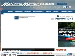 Sites similar to mattesonmarine.com