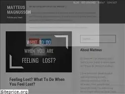 Sites similar to matteusmagnusson.com