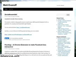 Sites similar to mattevanoff.com