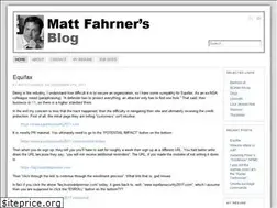 Sites similar to mattfahrner.com