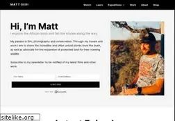 Sites similar to mattgeri.com