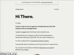 Sites similar to mattgrayisok.com