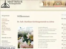 Sites similar to matthaeus-lehrte.de