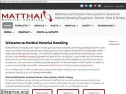 Sites similar to matthaimaterialhandling.com