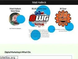 Sites similar to matthalleck.com