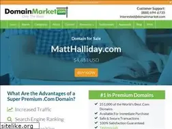 Sites similar to matthalliday.com