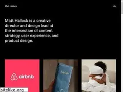Sites similar to matthallock.com