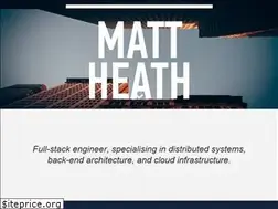 Sites similar to mattheath.com