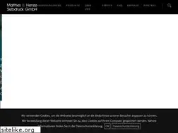 Sites similar to matthes-siebdruck.de