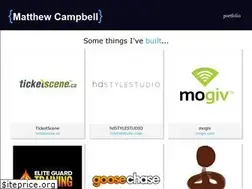 Sites similar to matthew-campbell.ca