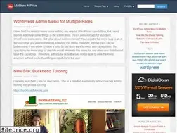 Sites similar to matthewaprice.com