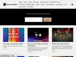 Sites similar to matthewball.vc