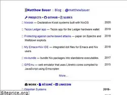 Sites similar to matthewbauer.us