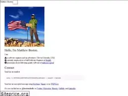 Sites similar to matthewboston.com