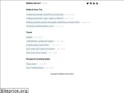 Sites similar to matthewbrown.io