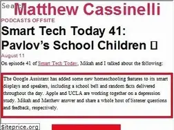 Sites similar to matthewcassinelli.com