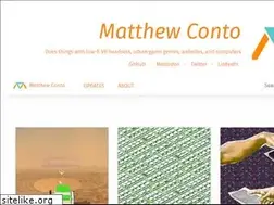 Sites similar to matthewconto.com
