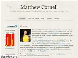Sites similar to matthewcornell.org