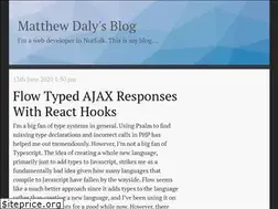 Sites similar to matthewdaly.co.uk
