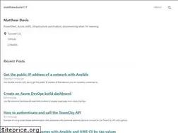 Sites similar to matthewdavis111.com