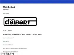 Sites similar to matthewdeibert.com