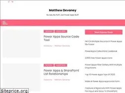 Sites similar to matthewdevaney.com