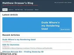 Sites similar to matthewdresser.com