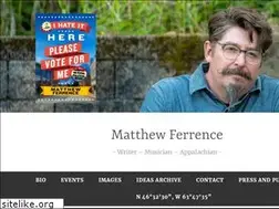 Sites similar to matthewferrence.com
