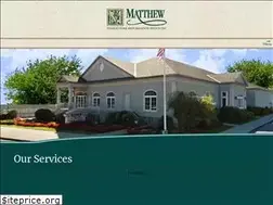 Sites similar to matthewfuneralhome.com