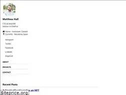 Sites similar to matthewhall.ca